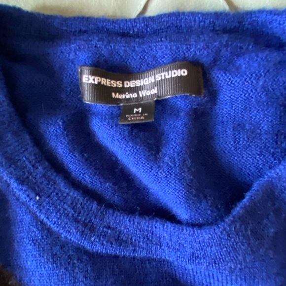 SOLD EXPRESS Men’s Merino Wool Sweater - Size M - Picture 6 of 6